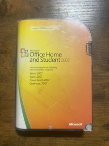 Microsoft MS Office Home and Student 2007 Word Excel PowerPoint OneNote W/ Key - Picture 1 of 3