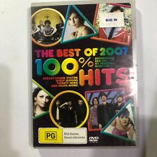 100% HITS THE BEST OF 2007 - DVD - R4 - VGC - FREE POST