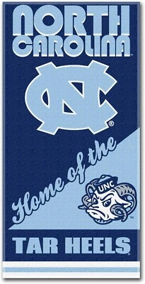 Toalla de playa NCAA North Carolina Tar Heels UNC - Diseño oficial del hogar Foto 1 de 4