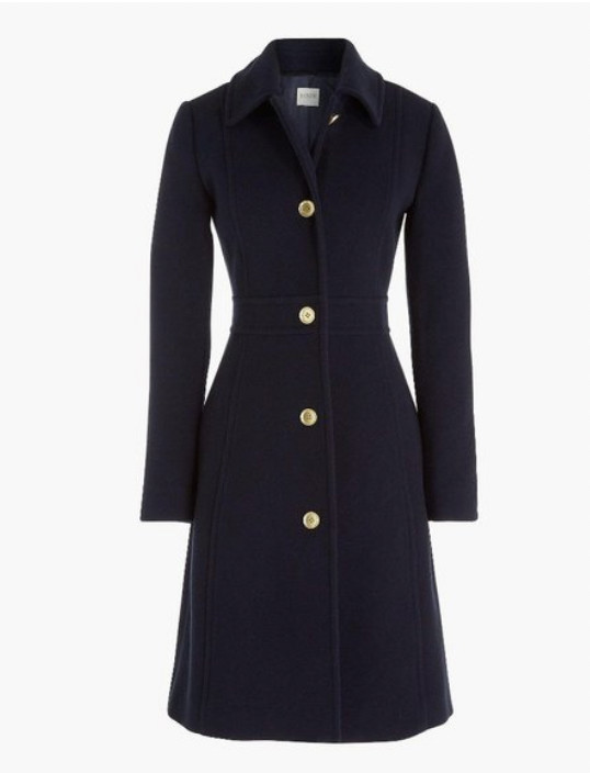 J.CREW ジェイクルー★ウールロングコート サイズS J．CREW(ジェイクルー) ライナー付きロングコートK1077 K1077