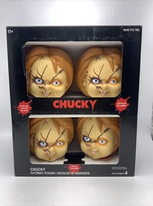 Paquete de 4 luces de camino para muñecas Hallowwen Chucky horror noches universales decoraciones - Imagen 1 de 7