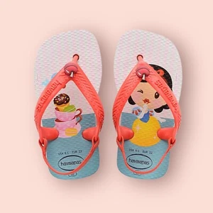 HAVAIANAS BABY DISNEY PRINCESS SNOW FLIP FLOP - Picture 1 of 6