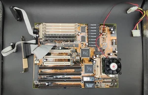 Retro-Mainboard Gigabyte GA-586AT / Baby AT / Pentium 133 Mhz / 64MB RAM # - Bild 1 von 6