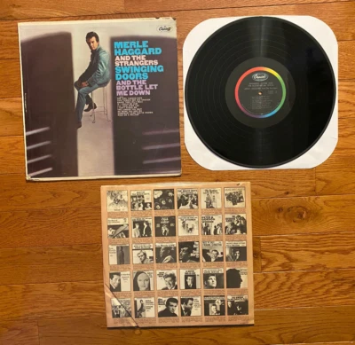 Merle Haggard  Swinging Doors (And the Bottle Let Me Down) LP Capitol 1966 Press - Image 1 of 4