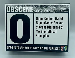 Obscene What's Your Price? Game Games Ages 21+ 2-6 Players Adult - Sealed - Picture 1 of 4