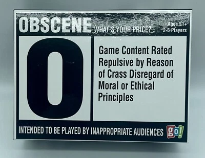 Obscene What's Your Price? Game Games Ages 21+ 2-6 Players Adult - Sealed - Image 1 of 4