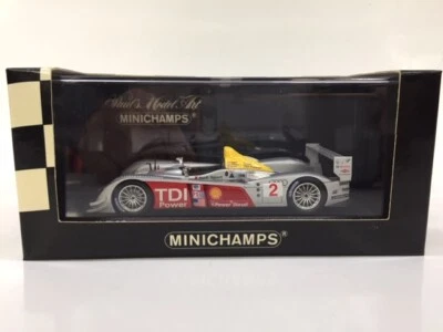 1:43 MINICHAMPS 400061602 AUDI R10 SEBRING 2006 12HRS WINNERS CAPELLO-KRIS-McNIS - Immagine 1 di 3