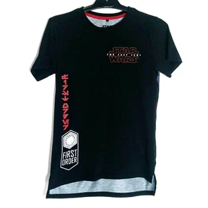 Star Wars - The Last Judi First Order Print T shirt Youth Size 12 Black - Picture 1 of 5
