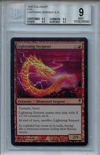 MTG Lightning Serpent BGS 9.0 Mint Coldsnap Foil Magic Card Amricons 8880