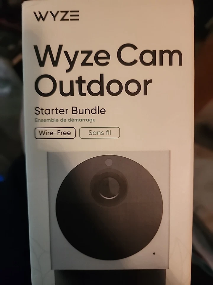 Wyze Cam Outdoor Starter Bundle 1080p HD Indoor Outdoor Wire-Free Unused - Image 1 of 1