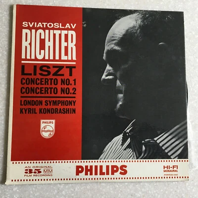 Liszt Sviatoslav Richter ? Concerto No 1&2 62' 35mm Philips MONO lp Vinyl - Image 1 of 4