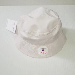 Layer 8 Bucket Hat Infant Girl UPF 40+ Sun Protection Pool Beach Vacation Lilac - Picture 1 of 7