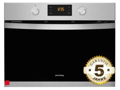 Privileg PMPK3 4545 IN Einbau-Mikrowelle Edelstahl Mikrowellengerät Grill 40L - Bild 1 von 3