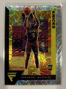 2020-21 Panini Flux - Rookies Silver Velocity Prizm #205 Immanuel Quickley (RC)