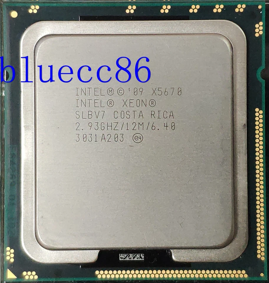 Intel Xeon X5670 SLBV7 2.93GHz /12MB/ 6.40GTs /six-core LGA1366 CPU processor - Image 1 of 1