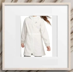 NIKE Girls Sportswear Fleece Hoodie Parka Jacket  - Picture 1 of 10