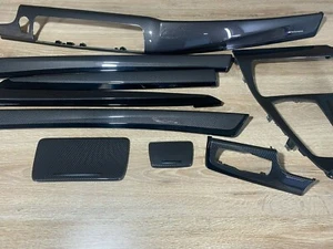 BMW F10 F11er Interieurleisten Teile CARBON FIBER LHD 9 PCS LHD RHD - Bild 1 von 8
