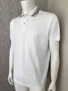 PAUL SMITH POLOSHIRT KONTRASTKRAGEN GRÖSSE L EINZELHANDEL £225 HERGESTELLT IN ITALIEN NEU MIT ETIKETT - Bild 1 von 7