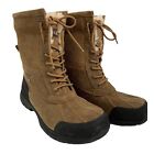 Ugg Mens 9.5 Butte Bomber Snow Boot Sherpa Lined Waterproof 6802 Chestnut 6802