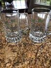GROLSCH Netherlands Premium Lager Pair of Small Glass Beer Mugs, 5” Tall