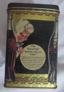 Coca-Cola Tall Square tin with Lid Sprite boy - Picture 1 of 5