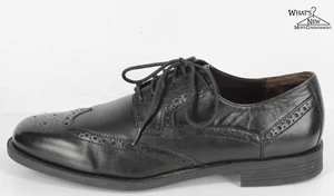 Zapatos Oxford Cole Haan con punta de ala negra suela de goma talla 11 M - Imagen 1 de 6