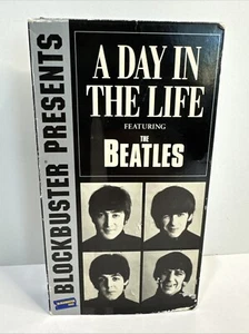 Beatles Blockbuster Presents A Day In The Life VHS Tape Blockbuster Video Rental - Picture 1 of 11