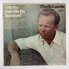 Charlie Louvin Will You Visit Me On Sundays LP Record Album Vinyl
