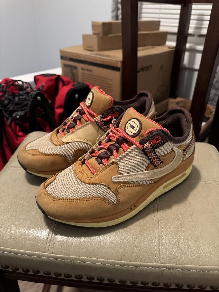 Nike Air Max 1 x Travis Scott Low Wheat for Sale Nike Air Max 1 x Travis Scott Low Wheat for Sale