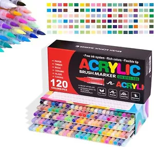 Straight Liquid Acrylic Marker Markers for Coloring Books Water-Based Valentines - Picture 1 of 56