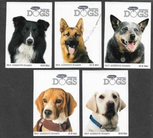 Australia Working Dogs 2008 mnh blocks of  4 - Picture 1 of 2