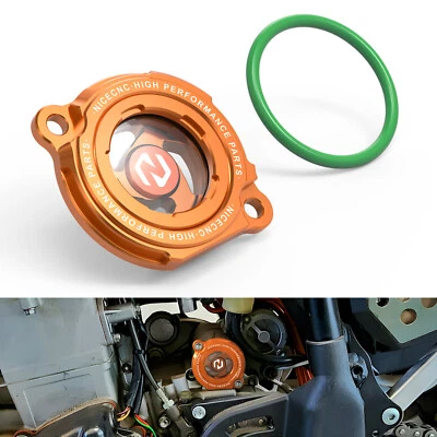 Engine Oil Filter Cap Plug For KTM SX 400 EXC SX 520 2000-2002 EXC 400 2000-2005 - Imagem 1 de 4