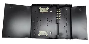 12 Fiber Dual Door Wall Mount w/6 LC Duplex Adapter PatchOnly 62.5/125 Multimode - Picture 1 of 6