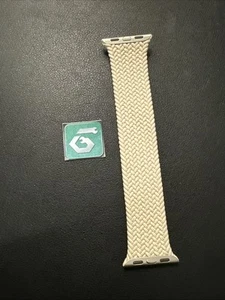 Apple Watch Braided Solo Loop 41mm (38/40) Genuine OEM Starlight Size 3 Used - Zdjęcie 1 z 7