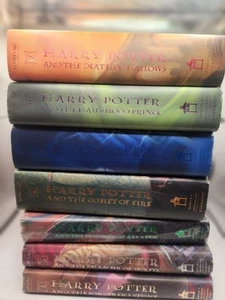 Harry Potter Hardcover Boxed Set: Books 1-7 by J. K. Rowling 1st Editions - Picture 1 of 20