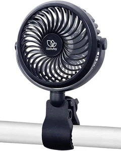 Baby Stroller Fan with Clip Clip On Fan for Baby Car Seat Portable Rechargeable - Picture 1 of 8