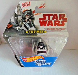 Hot Wheels Emperor Palpatine Imperial Shuttle Star Wars Race Crash Battle Roller - Picture 1 of 3
