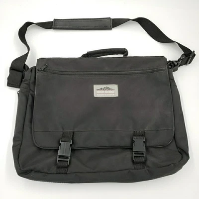 Maletín organizador de lona vintage High Sierra para computadora portátil trabajo escuela Foto 1 de 4