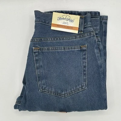 Faded Glory NWT Classic Fit Straight Leg Regular Denim Blue Jeans Men’s 32X30 - Image 1 of 4