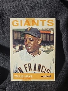 Willie Mays 1964 Topps #150 cinta en muy buen estado en la parte delantera  - Imagen 1 de 2
