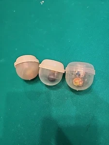 Vintage 70er Jahre 6 Hüpfbälle in 3 Automaten BUBBLES - Bild 1 von 2