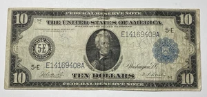 1914 $10 Large Size Federal Reserve Richmond VF - Picture 1 of 2