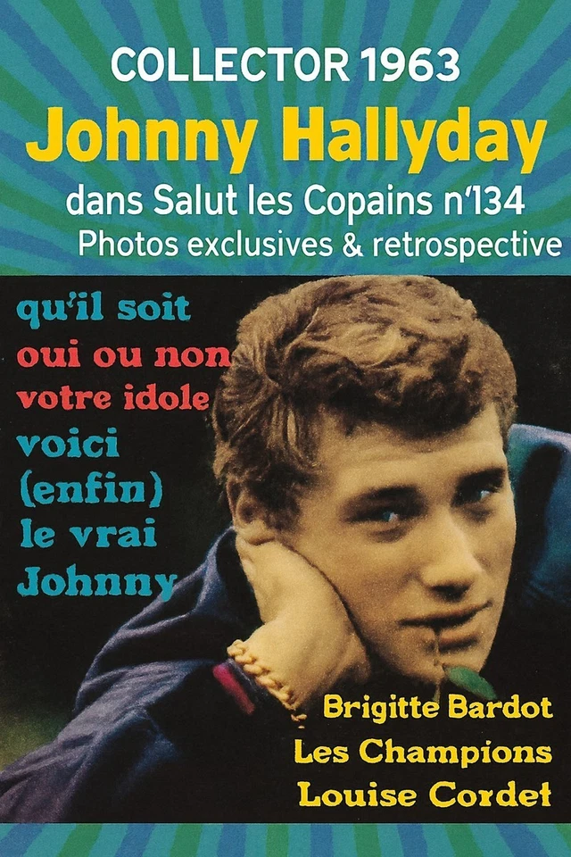 Johnny Hallyday – Supplément Salut les Copains n°134 – 1963 – Collector - Photo 1/4