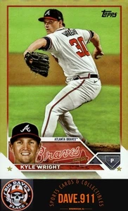 Kyle Wright 2023 Topps Gold Foil #573 Atlanta Braves - Picture 1 of 2