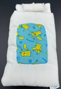 Saco de dormir futón teléfono Pokemon Pikachu usado - Imagen 1 de 3