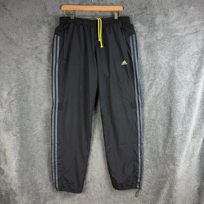 Adidas Joggers Mens Medium Black Climacool Zip Pockets W32 L32 Sports Gym - Image 1 of 4