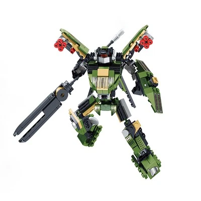 Avizar 3 in 1 Military Robot Helicopter 451 Piece Transformable Construction Set - Image 1 of 3