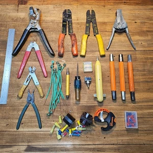 Electrical Pliers & Wire Cutters Crimpers Strippers Set ☆ CHANNELLOCK & ALL USA - Picture 1 of 4