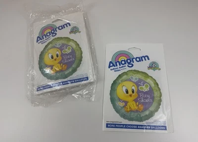 Lot Of 5 Looney Tunes Tweety 18” Milar Baby Shower Balloon WB Vintage 90’s - Image 1 of 3