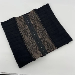 Carrie Amber Gothic Waist Cincher Shaper Corset Lingerie Size 2XL Black & Honey - Picture 1 of 7